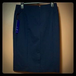 NWT Navy Blue Apt.9 dress work skirt sz6